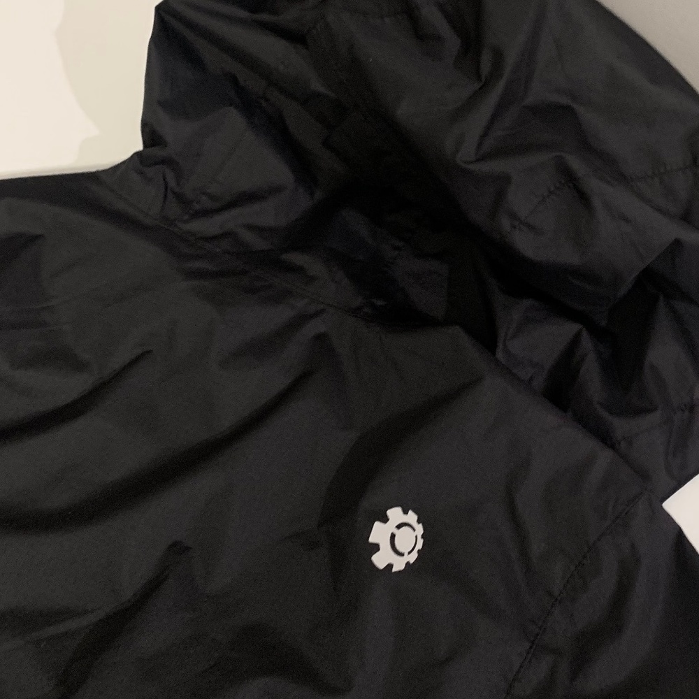 Boulder Gear Women's Stratus Rain Jacket Black Lightweight Packable Coat Large L - Picture 8 of 8